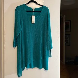 BNWT Eileen Fisher Organic Linen Tunic Sweater